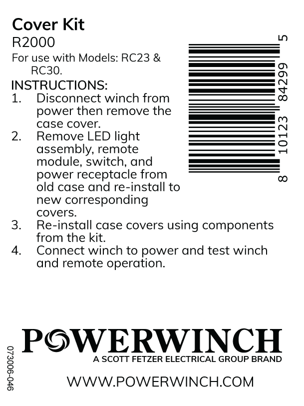 R2000 - Cover Kit, RC Series - Image 2