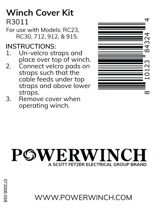 R3011 - Trailer Winch Cover - Image 2