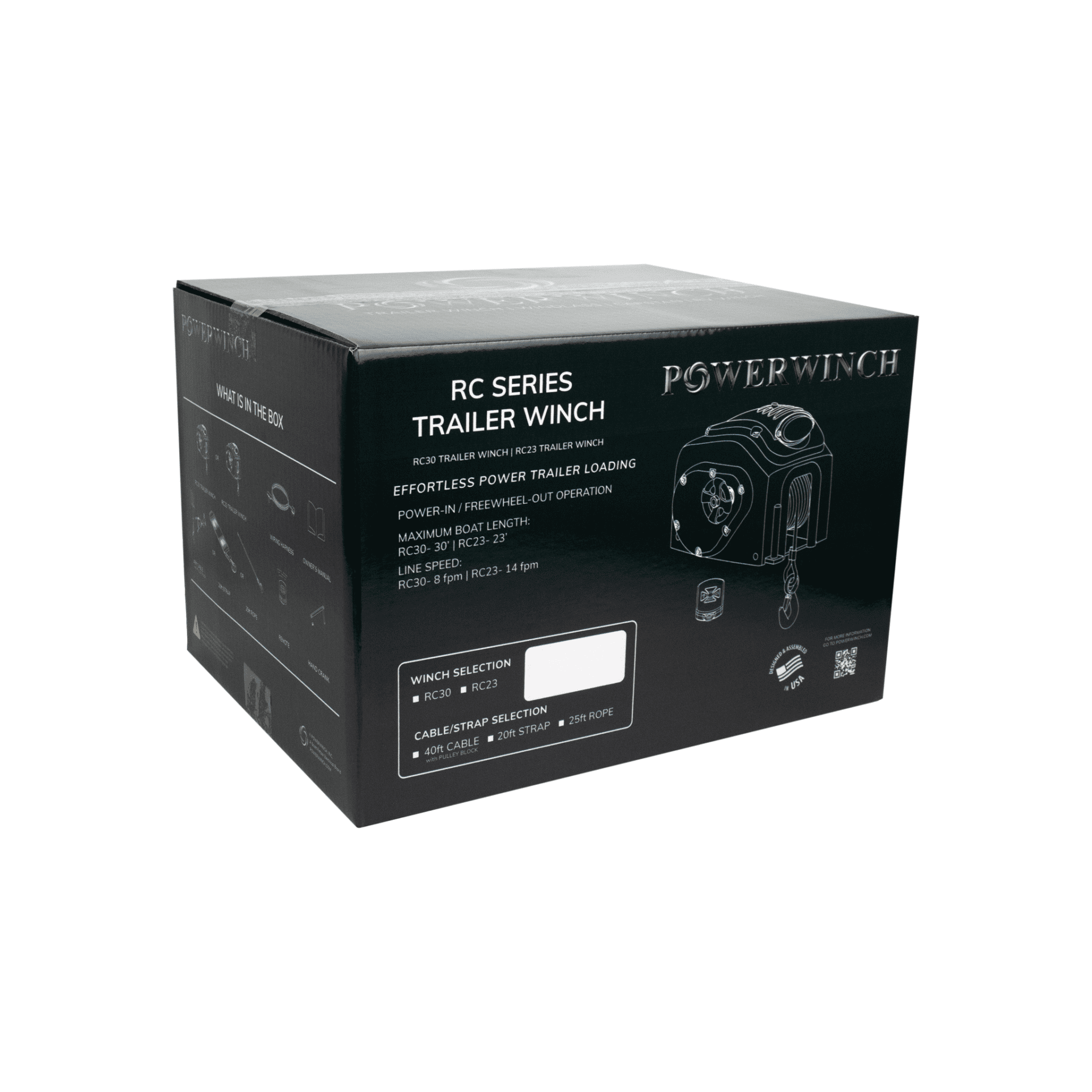 P55950 - RC30 Electric Trailer Winch with Remote - Image 2